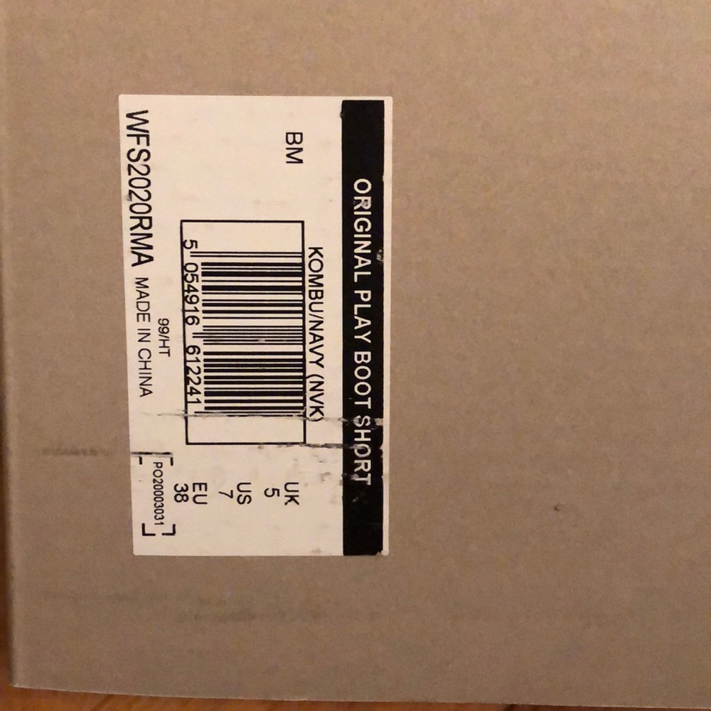 LAST CALL **firm** NIB Hunter  boot navy sz 7 - Picture 3 of 8
